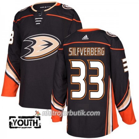 Barn Ishockey Anaheim Ducks Tröja Jakob Silfverberg 33 Adidas 2017-2018 Svart Authentic Barn Ishockey Anaheim Ducks Tröja Jakob Silfverberg 33 Adidas 2017-2018 Svart Authentic